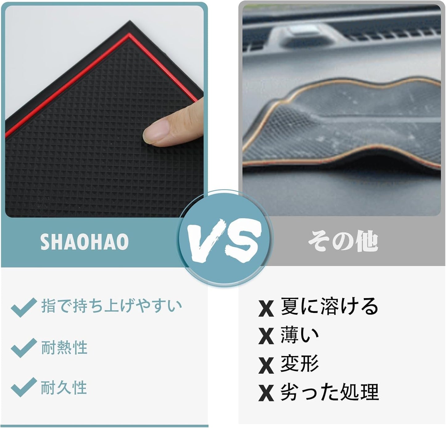 SHAOHAO (August 2025) New Model Toyota Sienta 10 Series 3rd Generation Interior Rubber Mat Sienta 3rd Generation Door Pocket Mat Anti-Slip Scratch Resistant Environmentally Friendly Material High