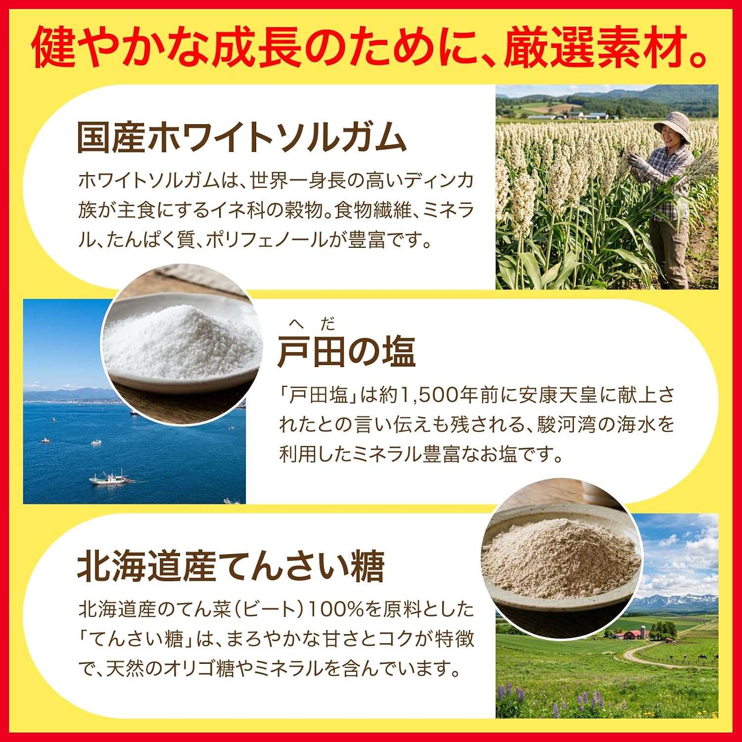最後のひと伸び グミ 成長応援 世界一 身長の高い ディンカ族 ホワイトソルガム ぶどう味 100個 (100)
