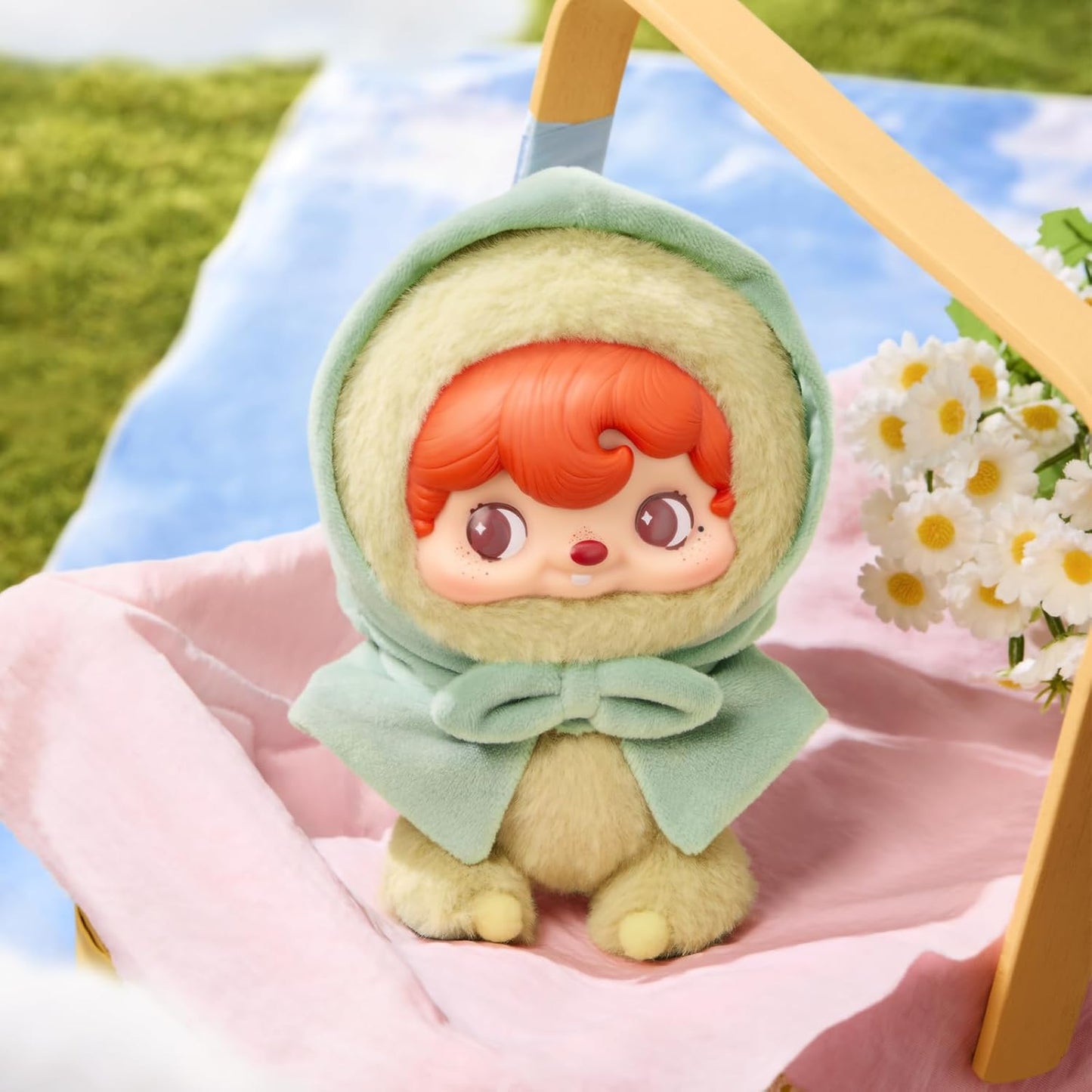52TOYS BLINDBOX "POUKA POUKA" Vinyl Face Plush Vinyl Plush Collection Doll Blind Box Tredding Figure Muffuffy Painted Plush Soft Vinyl Doll Great Gift for Kids Collectors Birthday Christmas 16cm (1