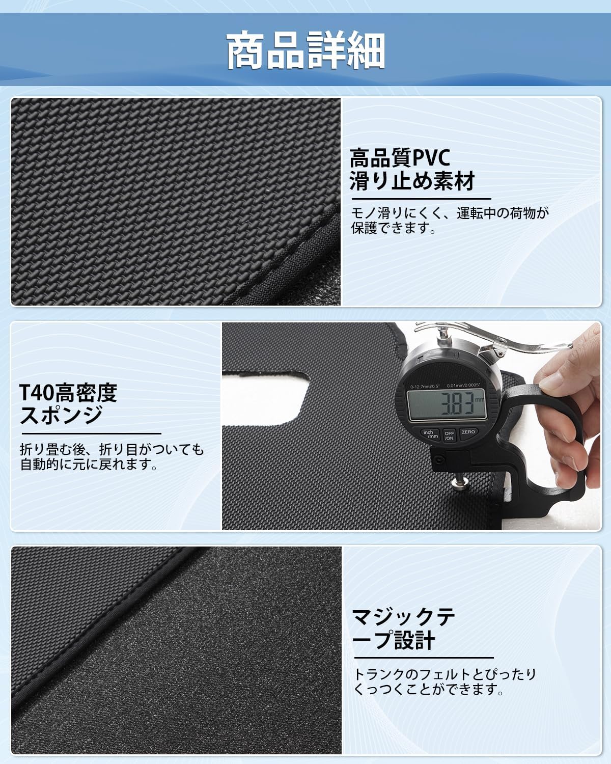 Mixsuper Toyota New Prius 60 Series 2D Luggage Mat Without Spare Tire Trunk Mat PRIUS60 MXWH60 MXWH65 Luggage Tray Cargo Mat Present January 2023 Prius 60 Parts Waterproof Mat PVC Leather Anti-Slip