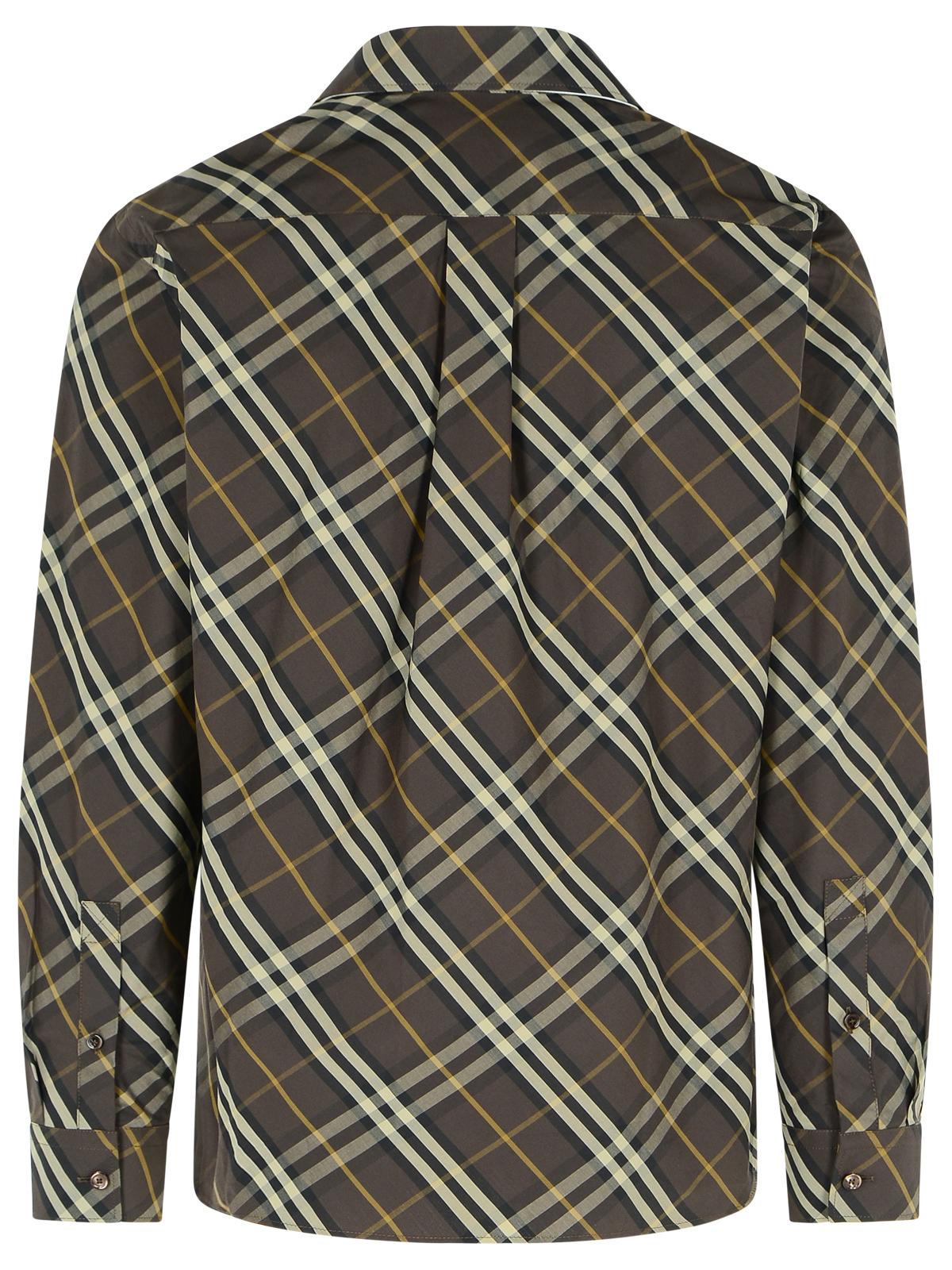 Burberry バーバリーブラウンコットンシャツ - Image 4