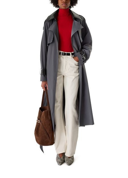 LIFFNER Belted large suede bucket bag - Image 4