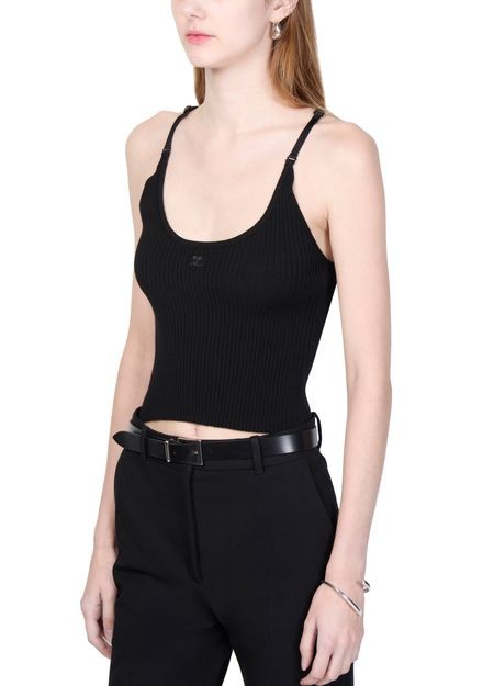 COURREGES スキューバ リブニット タンクトップ - Image 4