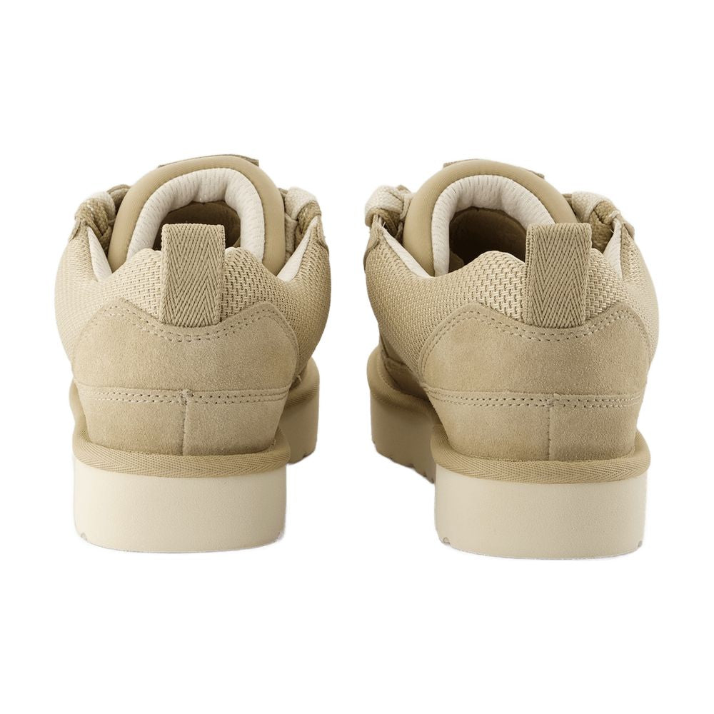 Ugg W Lo Lowmelスニーカーugg革ベージュ - Image 4