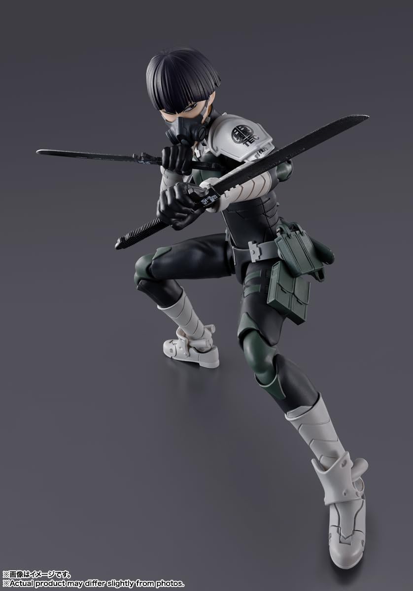 BANDAI SPIRITS S.H. Figuarts Kaiju No. 8 Soshiro Hoshina Approx. 5.5 inches (140 mm), PVC & ABS, Pre-painted Action Figure