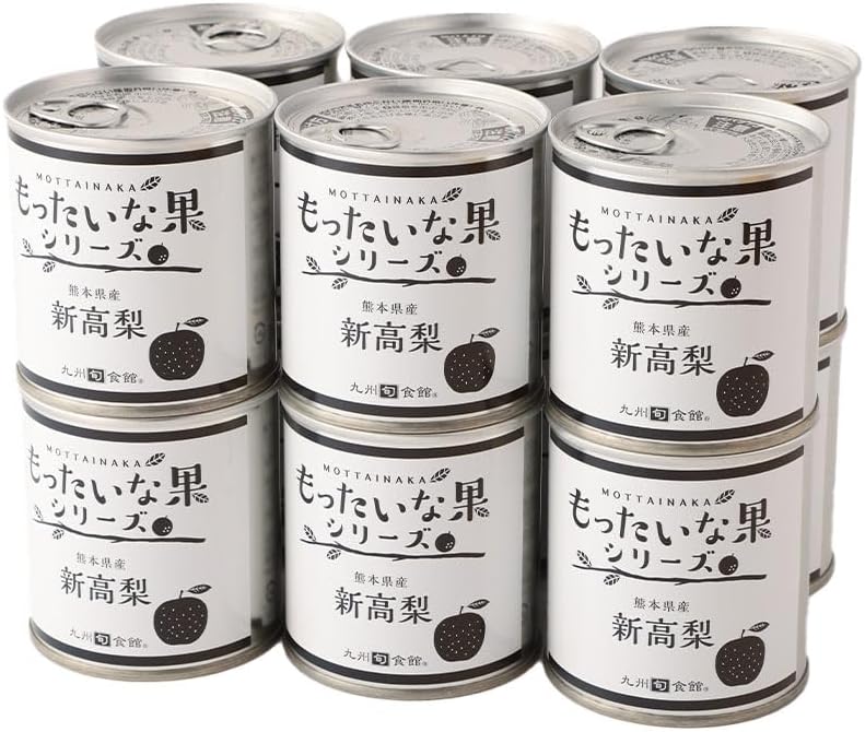 Kyushu Shun Shokukan Mottaina Fruits, Shinkakakuri, 12 Cans, Produced in Kumamoto Prefecture, No Pears, Fruits, Canned Fruits, Assorted Set, Home Use, Made in Japan, Treats ]