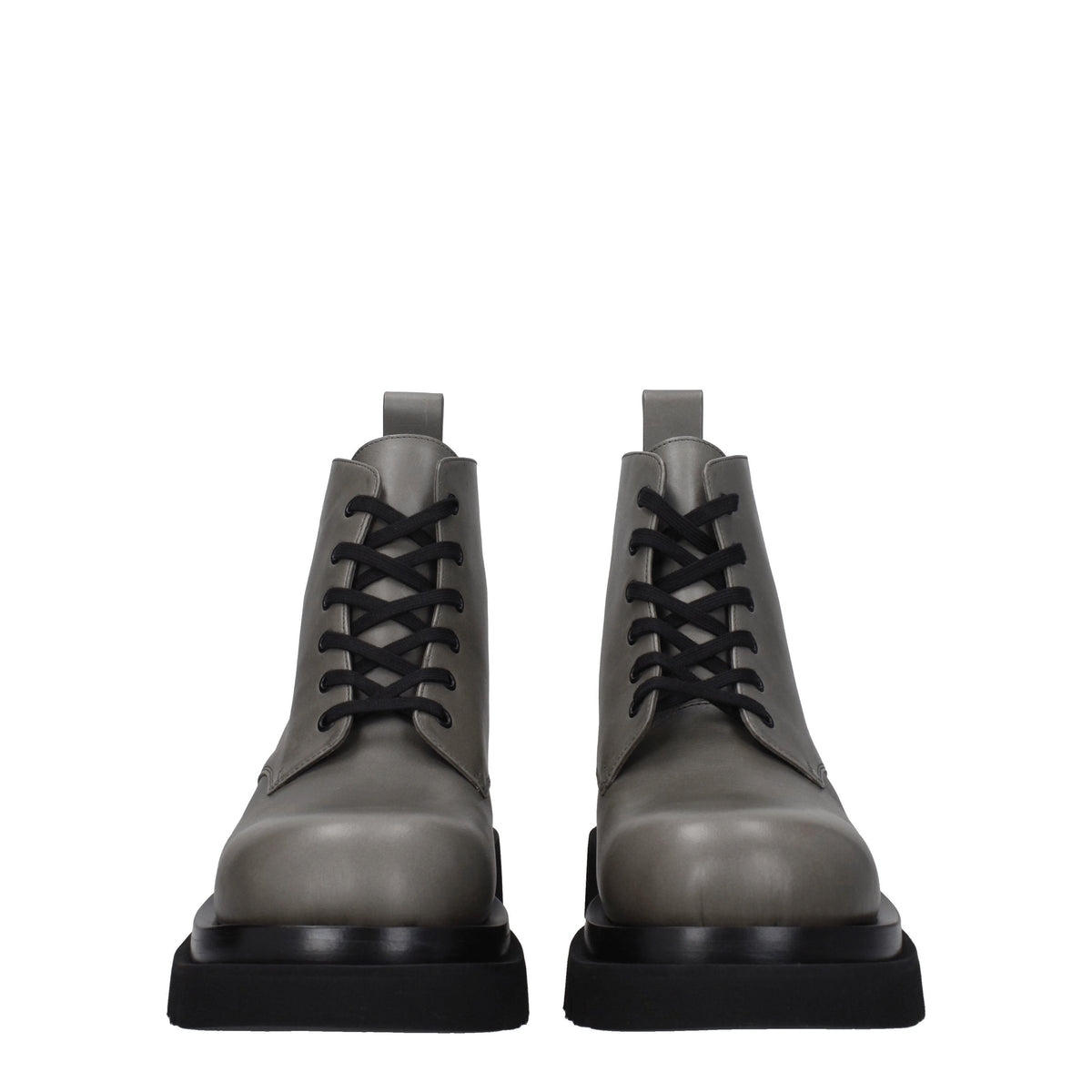 Bottega ボッテガベネタの男性 'S ブーツレザーグレー/アスファルト - Image 4