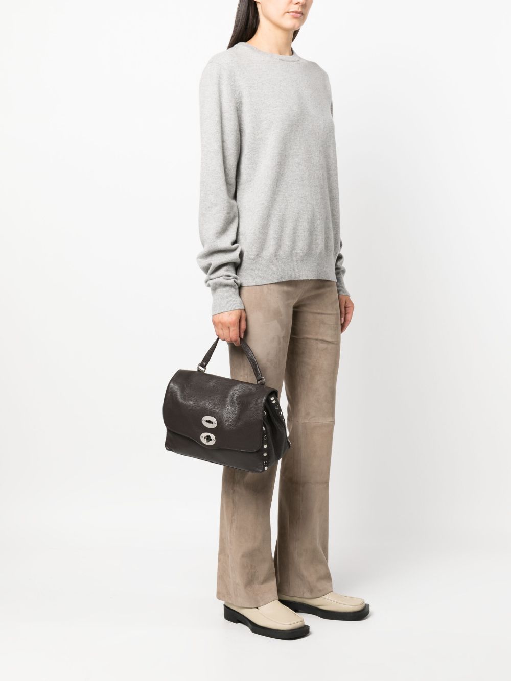 Zanellato ザネラート ポスティナ デイリー スモール レザー ハンドバッグ - Image 4