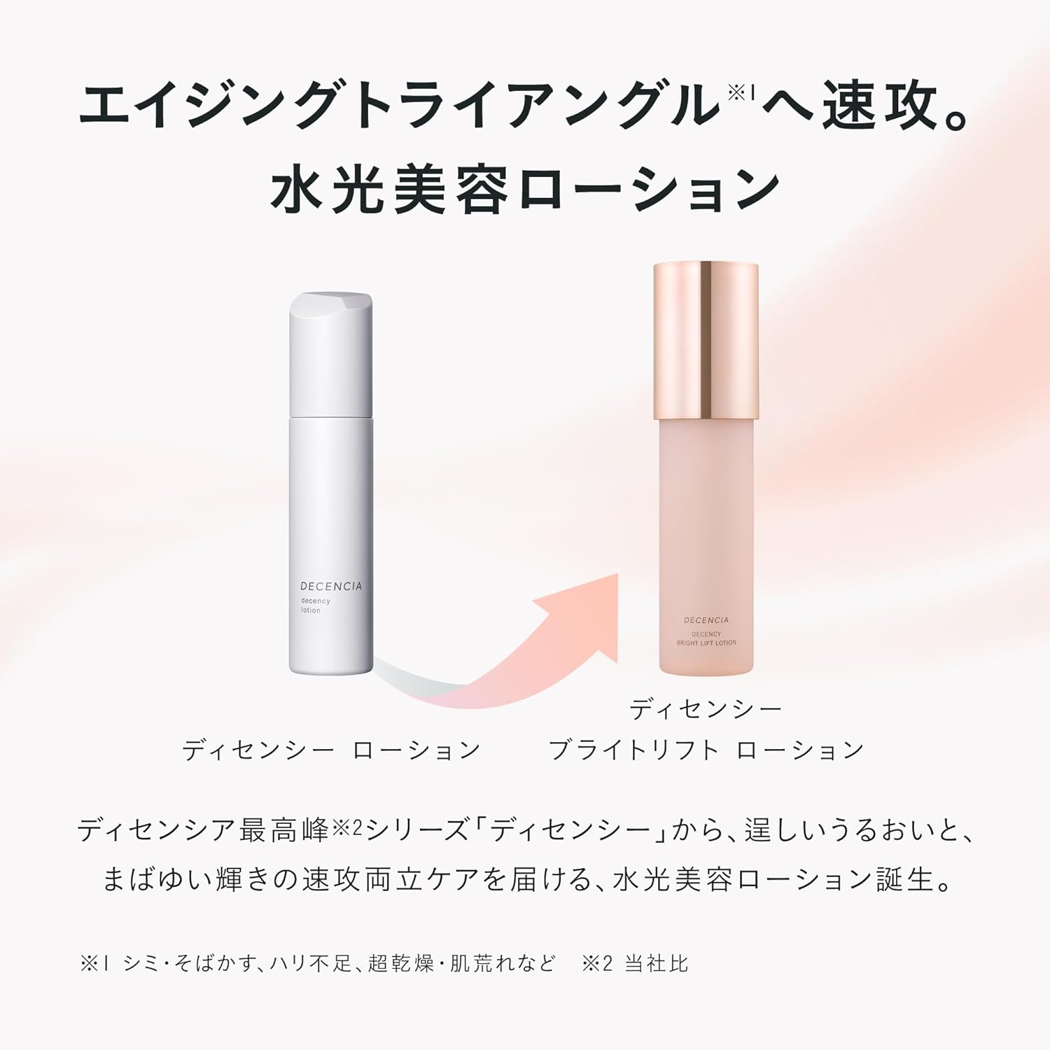 DECENCIA Brightlift Lotion Refill, Sample Present, Quasi-Drug Product, Lotion for Sensitive Skin, 4.1 fl oz (120 ml), Cream Pouch Included