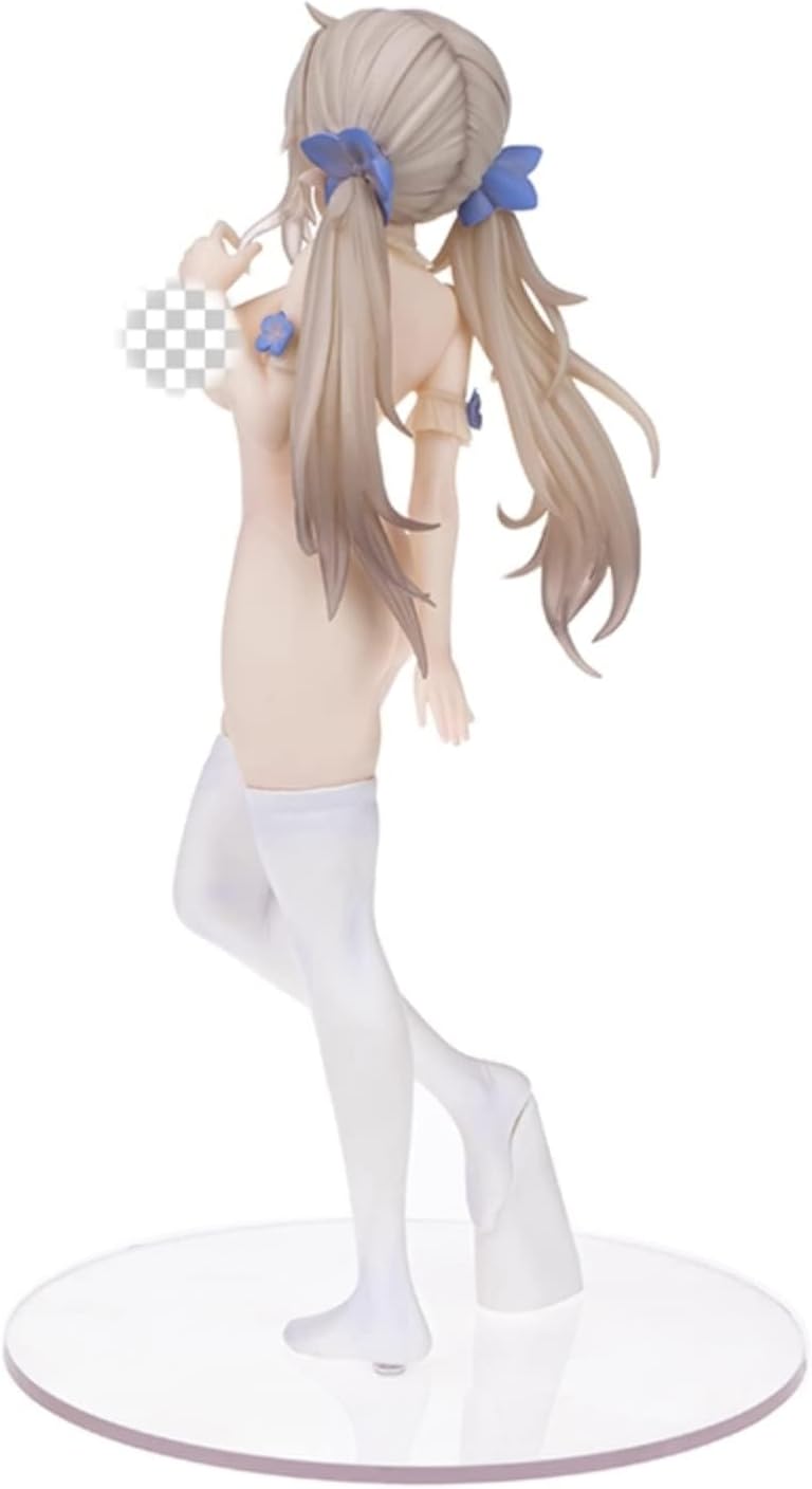Pure White Elf Erotic Big Tits Figure, Soft, 25cm/9.84in Sexy Anime Girl, Uncensored Sexy Action, Hentai, Painted Finished Product