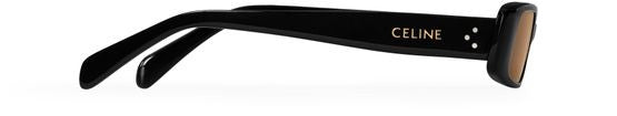 CELINE Rectangular s343 sunglasses in acetate - Image 4