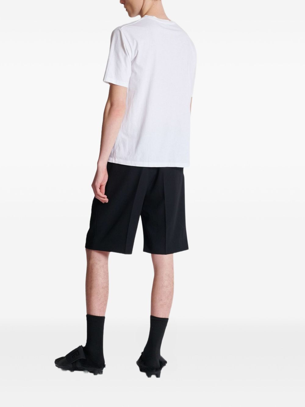 Balmain バルマンTシャツとポロスホワイト - Image 4