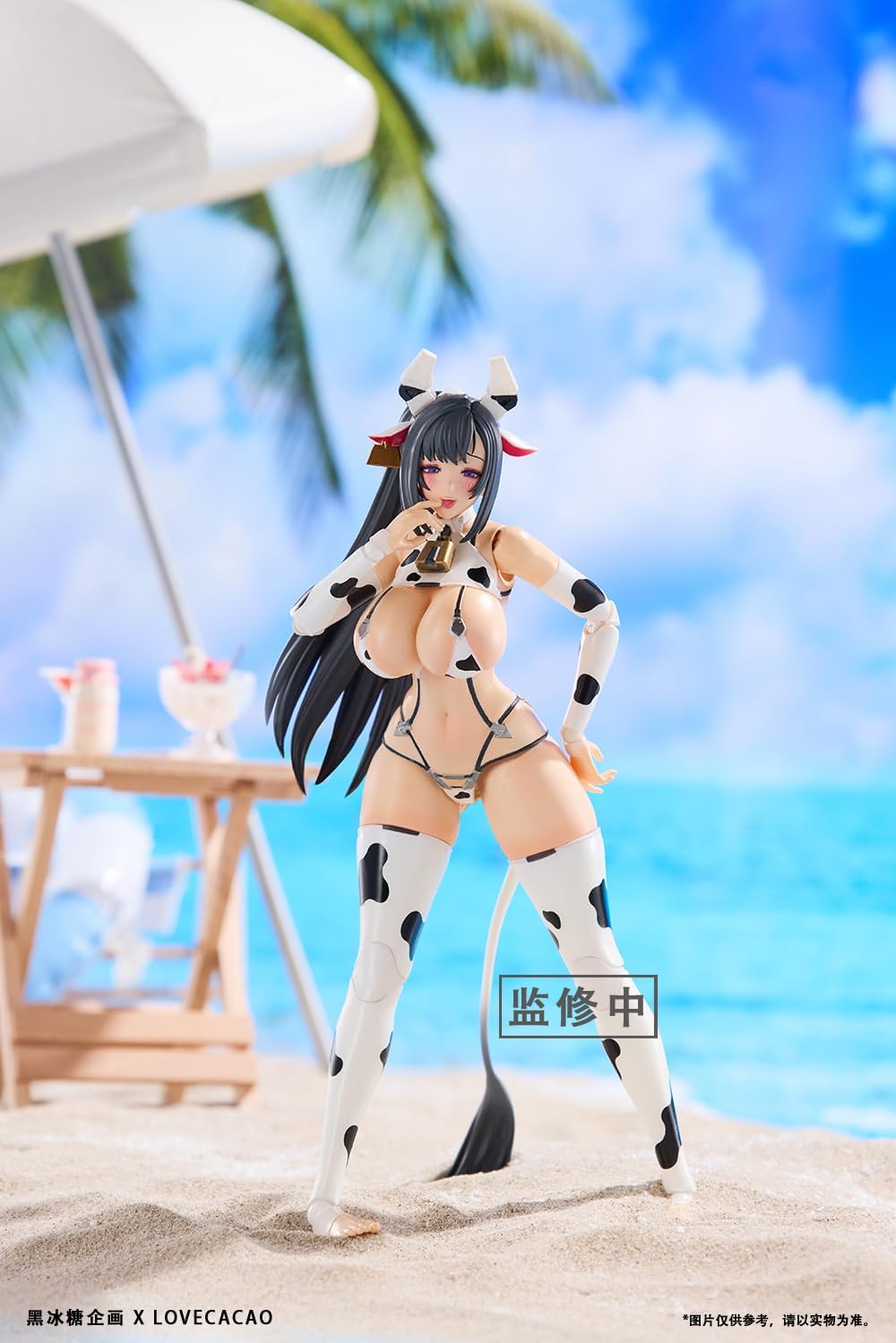 AC Black Crystal Candy Project Milky White Haku-chan 1/12 Action Figure