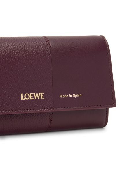 LOEWE Small vertical wallet in smooth and grained calfskin - Image 4