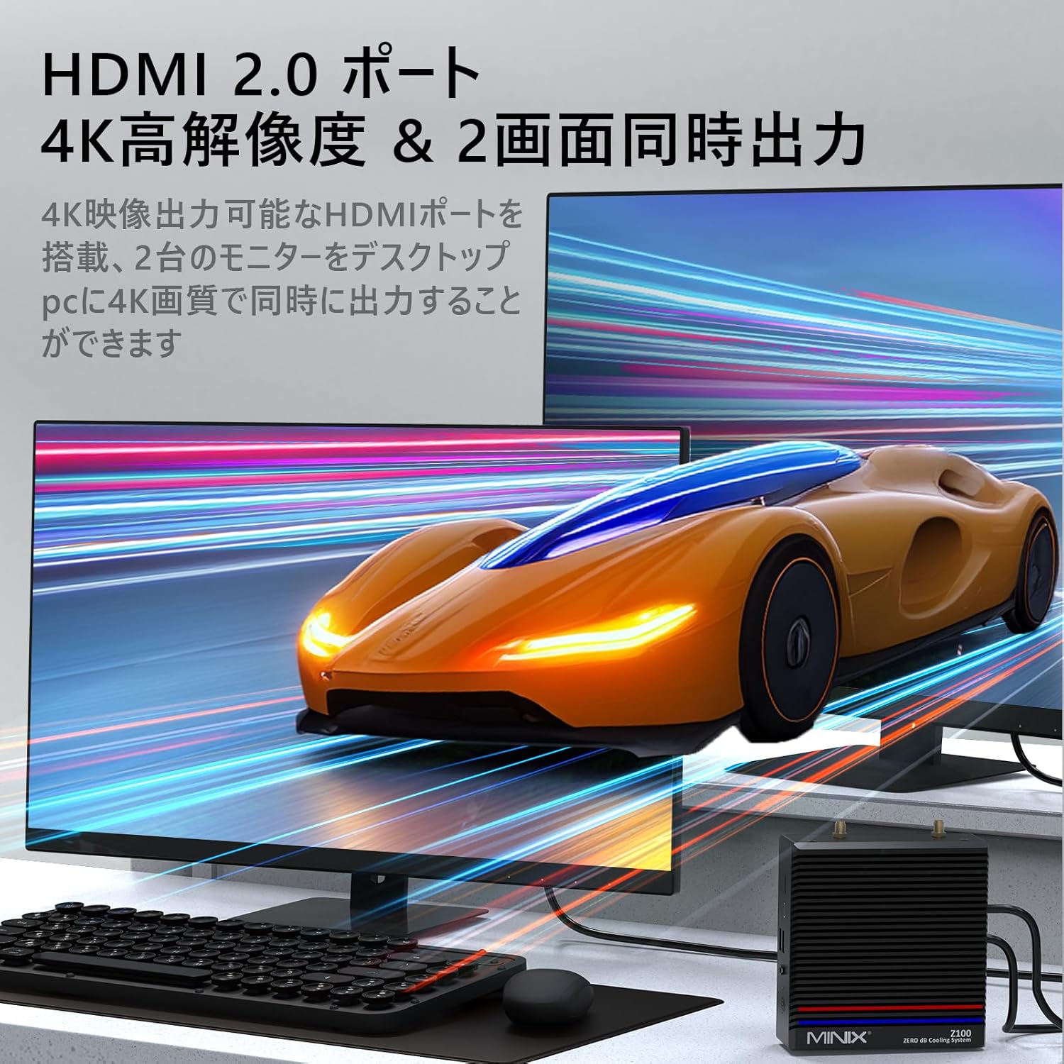 MINIX NEO Z100-0dB Fanless Mini PC, Intel Alder Lake N100, Latest 12th Generation Small PC, Up to 3.40 GHz, 16GB DDR4, 512GB M.2 PCIe Gen3 x 4 NVMe SSD, Windows 11 Pro, Mini Computer, Ultra