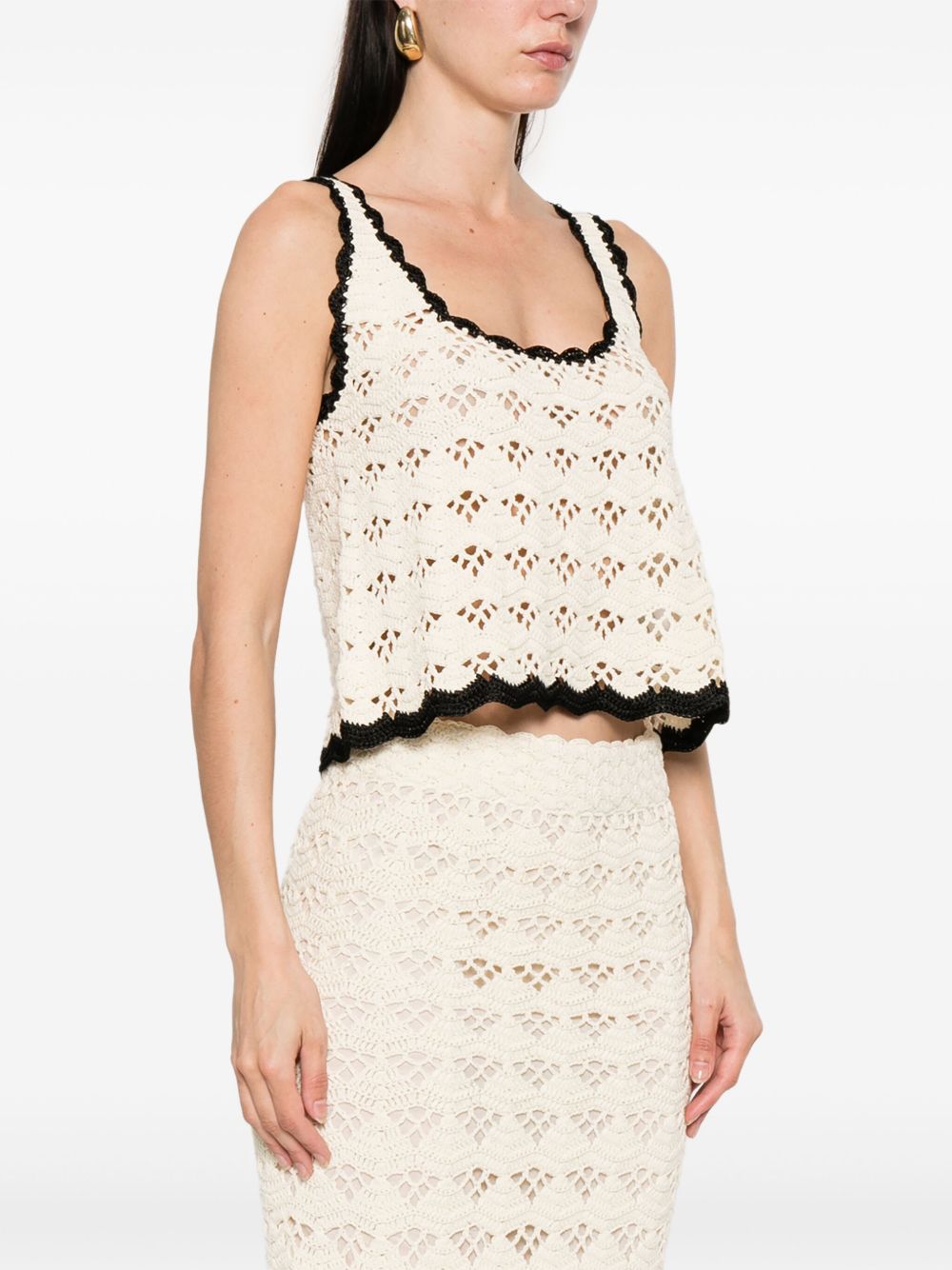 Zimmermann Zimmermann Rhiannonかぎ針編みタンクトップ - Image 4