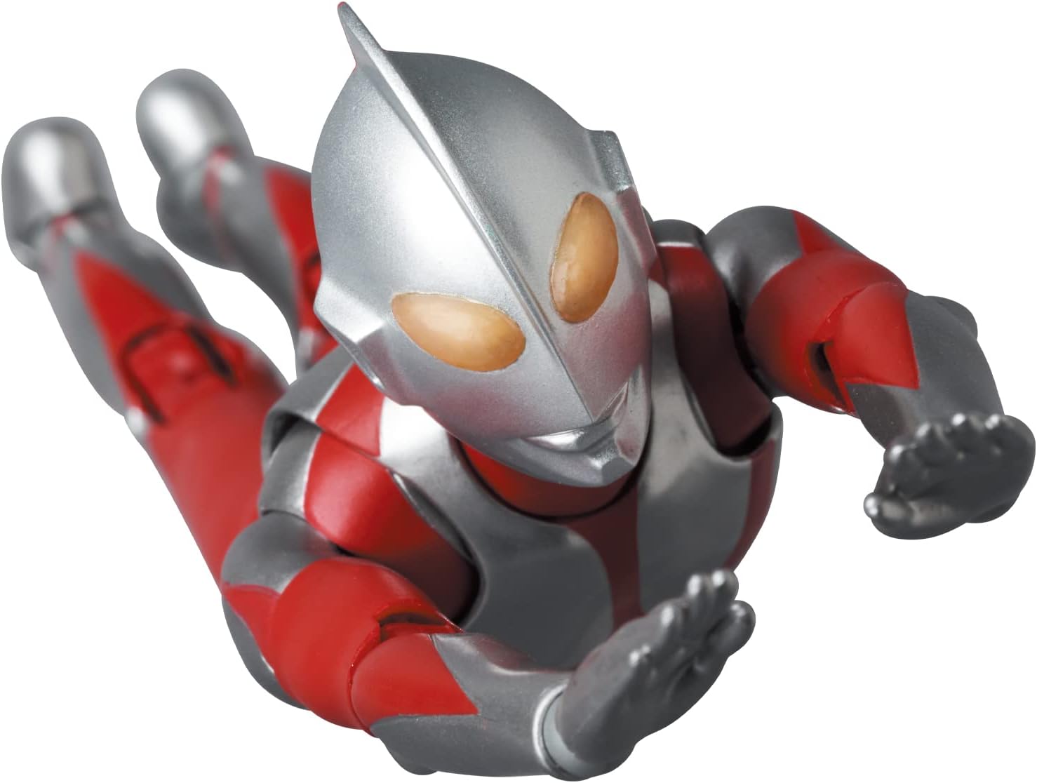 Medicom Toy MAFEX No. 207 Ultraman (Thin Ultraman Version) DX Version, Total Height Approx. 6.3 inches (160 mm), Non-Scale Painted Action Figure