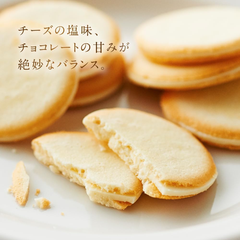 LeTAO Valentine's Day 2026 Gift Chocolate Cookies, Assorted [Otaru Rue Ironai Fromage 16 pieces] Popular Lang de Cha 16 pieces, Present, Souvenir, White Day Return, Hokkaido Cheese