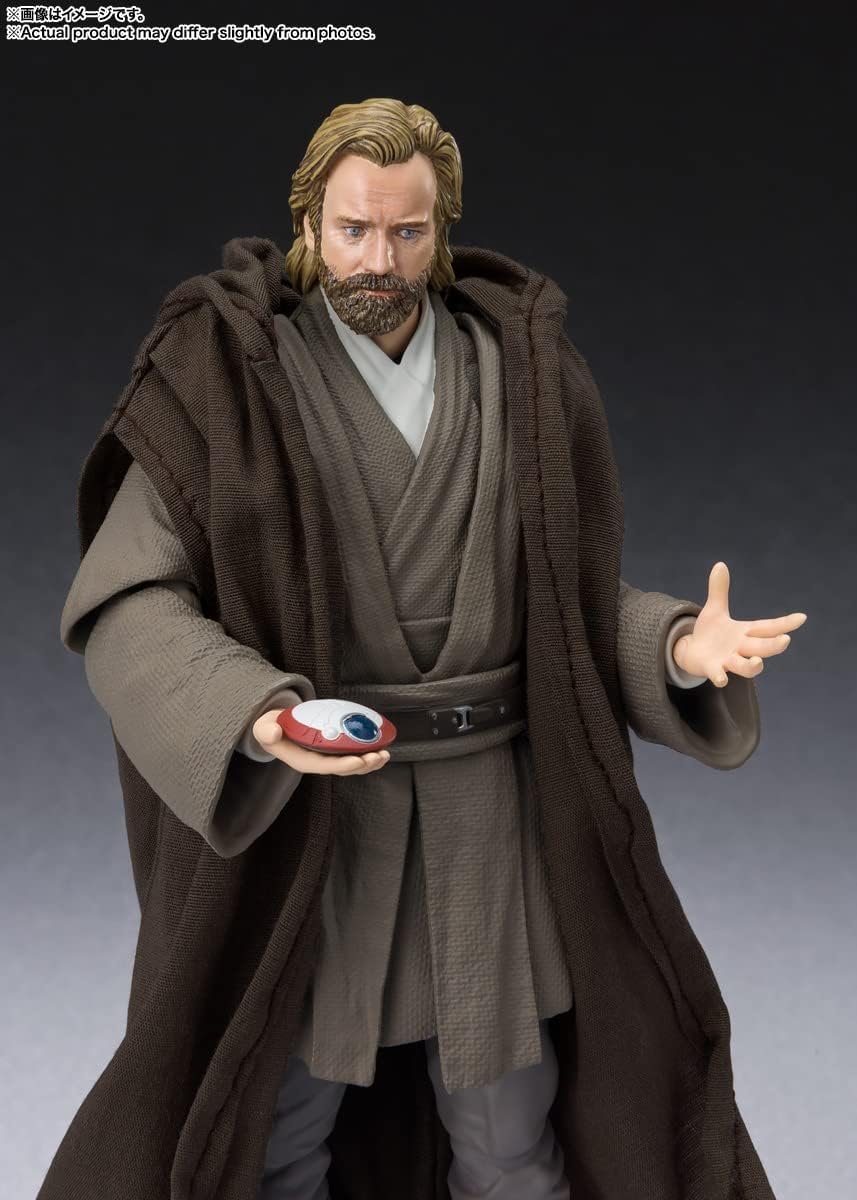 S.H. Figuarts Obi-Wan Kenobi, Approx. 5.9 inches (150 mm), PVC, ABS, Fabric, Pre-painted Action Figure