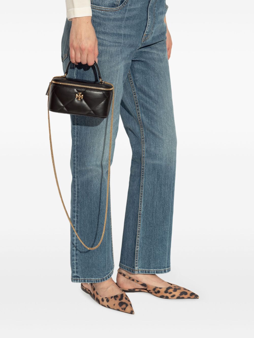 Tory Tory Burch Kira Diamond Leather Vanity Case - Image 4