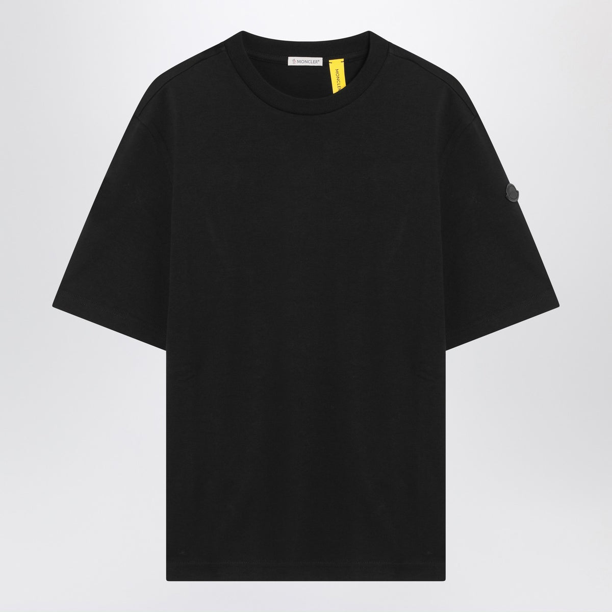 Moncler モンクラーxエドワードエンニンフルブラックコットンTシャツ - Image 4