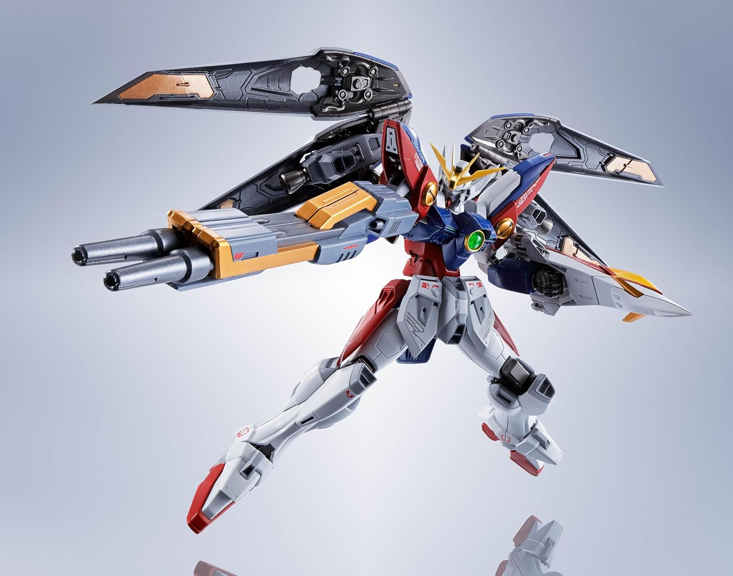 Tamashi Nations Metal Robot Spirits New Mobile Battle Gundam W Side MS Wing Gundam Zero, Approx. 5.5 inches (140 mm), PVC, ABS & Diecast, Pre-painted Action Figure
