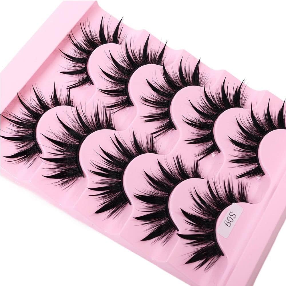 False Eyelashes Eye Makeup Tool Faint Fluffy Soft Band Thick Long Handmade Craft Thai Wet Eyelashes