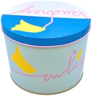Audrey Glacier White Day Special Can Audrey Glacier White Day Candy Tin Cookies White Day Tin Valentine's Day Gift (M Size, 14 Pieces)