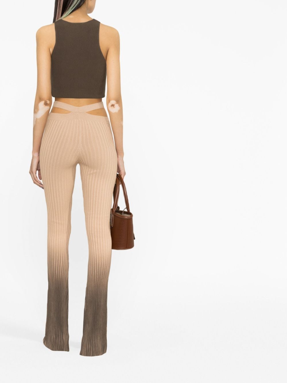 Andreādamo Andreadamo Knitフレアパンツ - Image 4