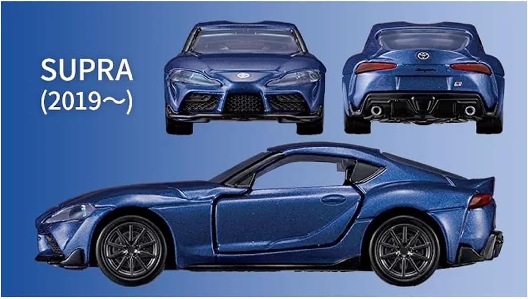 Takara Tomy Toyota SUPRA 3 Models Collection Mini Car Toy for Ages 6 and Up