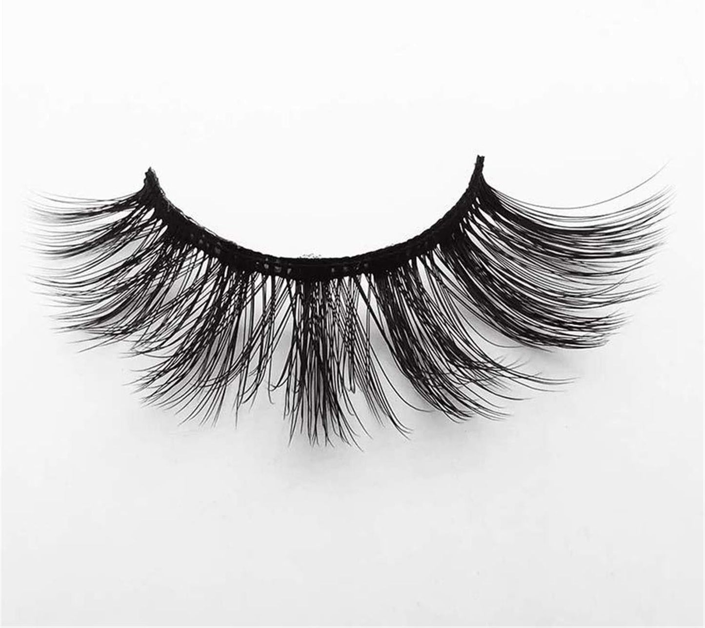 LUCHUAN 10 Pairs False Eyelashes Natural Look Natural Look Natural False Eyelashes Mink False Eyelashes A Glamorous Volume Eyelash Fluffy Long Eyelashes 3D Reusable Black (Y006)