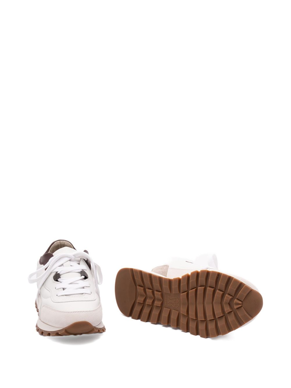 Brunello Cucinelli革スニーカー - Image 4