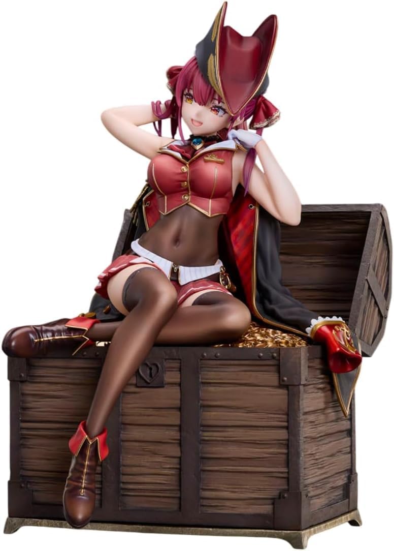 Design Coco Holo Live Treasure Bell Marine 1/7 Scale, Total Height: Approx. 7.9 inches (201 mm), ABS & PVC, Painted Finished Figure