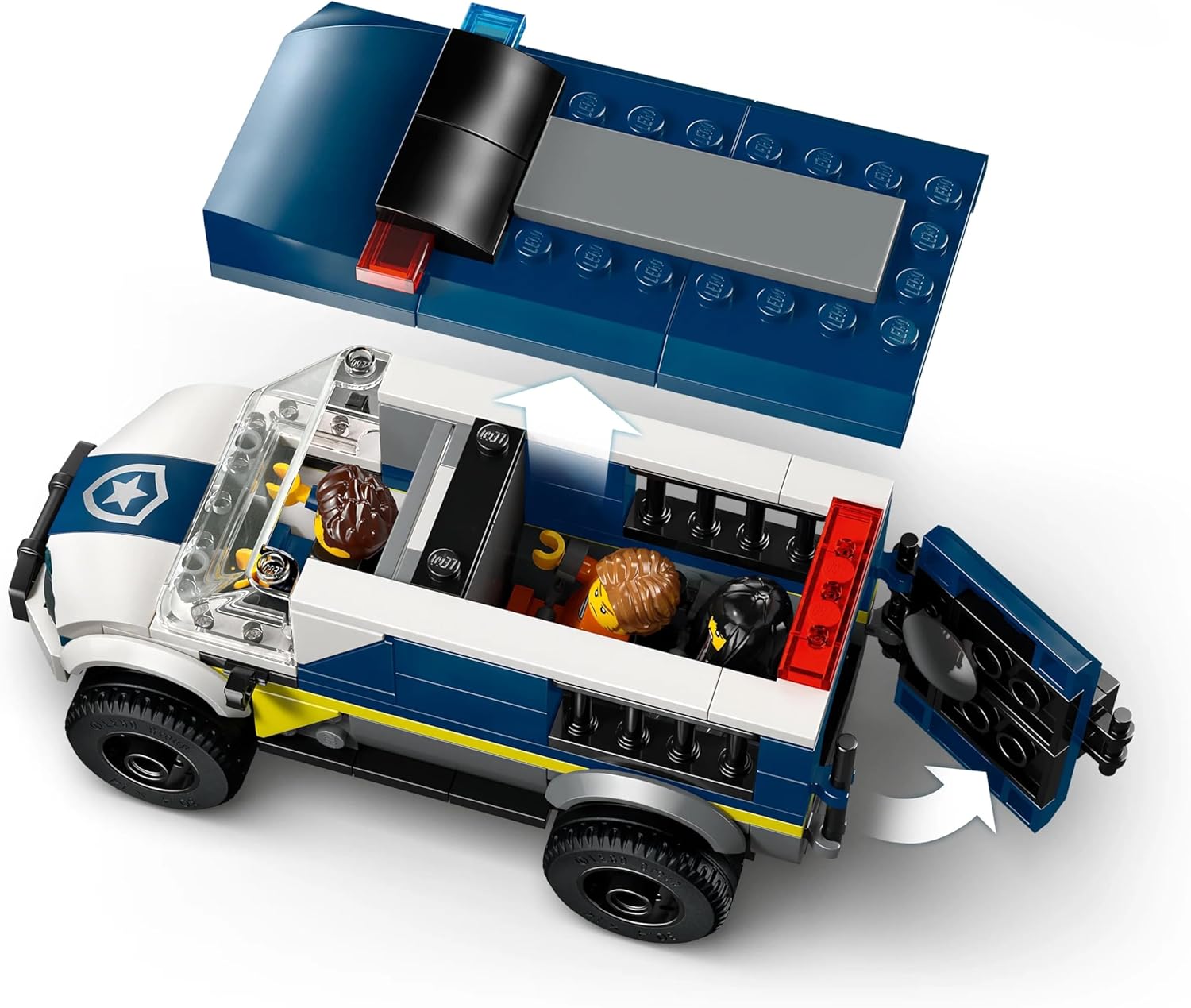 Lego 60479 City Police Security Car Toy, Birthday Present, Blocks, Educational, Boys, Girls, Kids, 6, 7, 8, 9, Vehicle, Car, Mini Car, Interior, Stylish