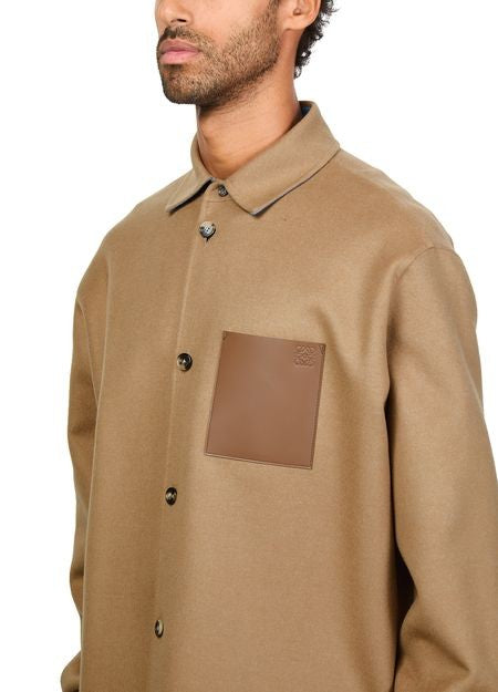 LOEWE Overshirt in cashmere - Image 4