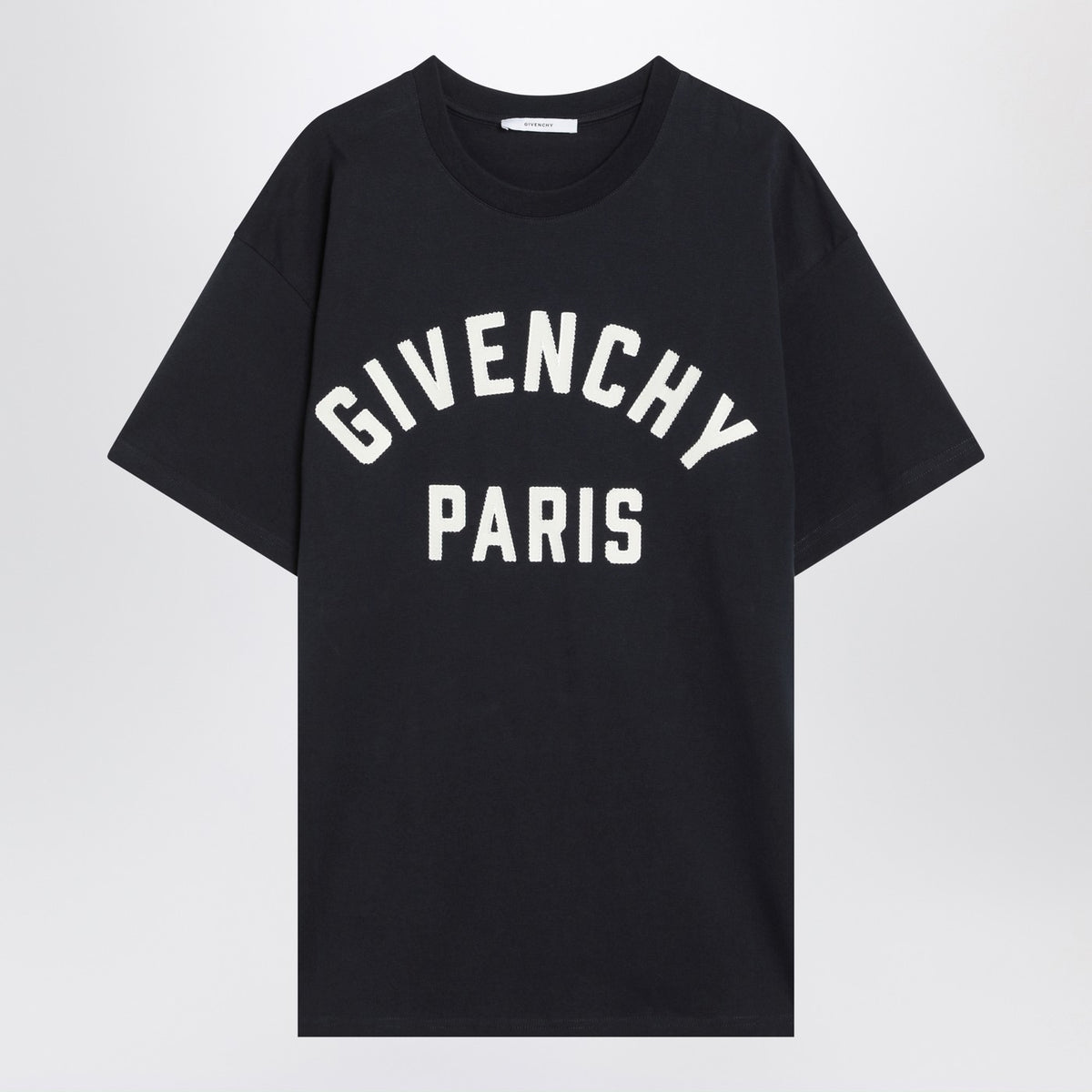 Givenchy ロゴ付きのGivenchy Navy半袖Tシャツ - Image 4