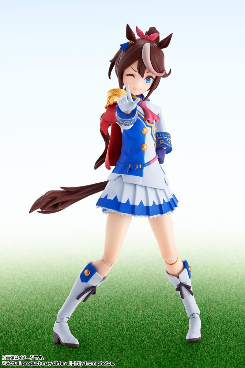 S.H. Figuarts Uma Musume Pretty Derby Tokai Teio Special Edition, Approx. 4.9 inches (125 mm), PVC & ABS, Pre-painted Action Figure