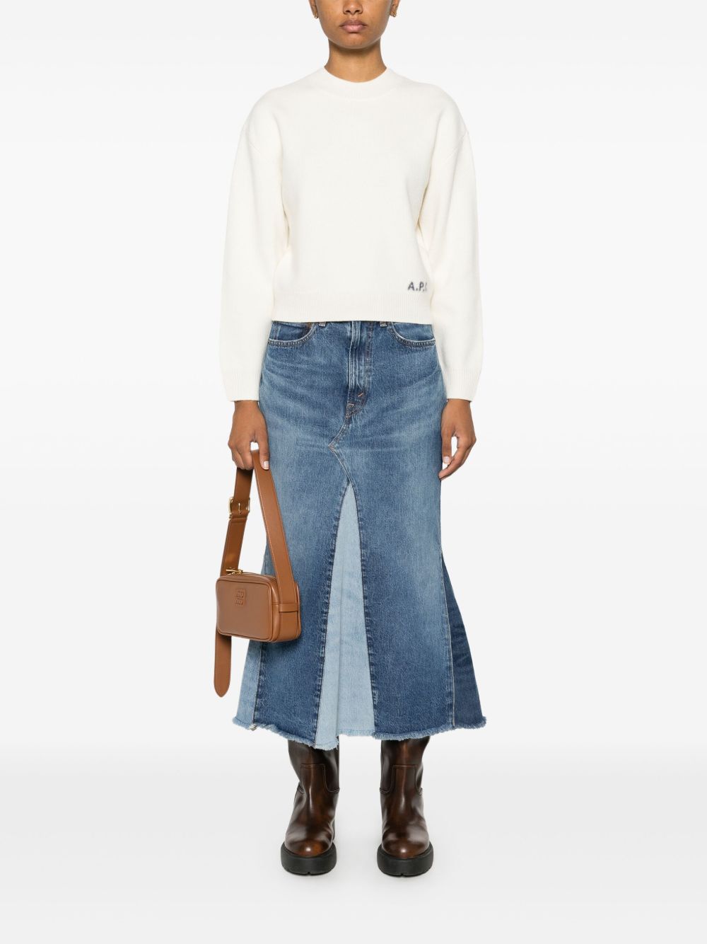 A.p.c. A.P.C.セーターは白 - Image 4