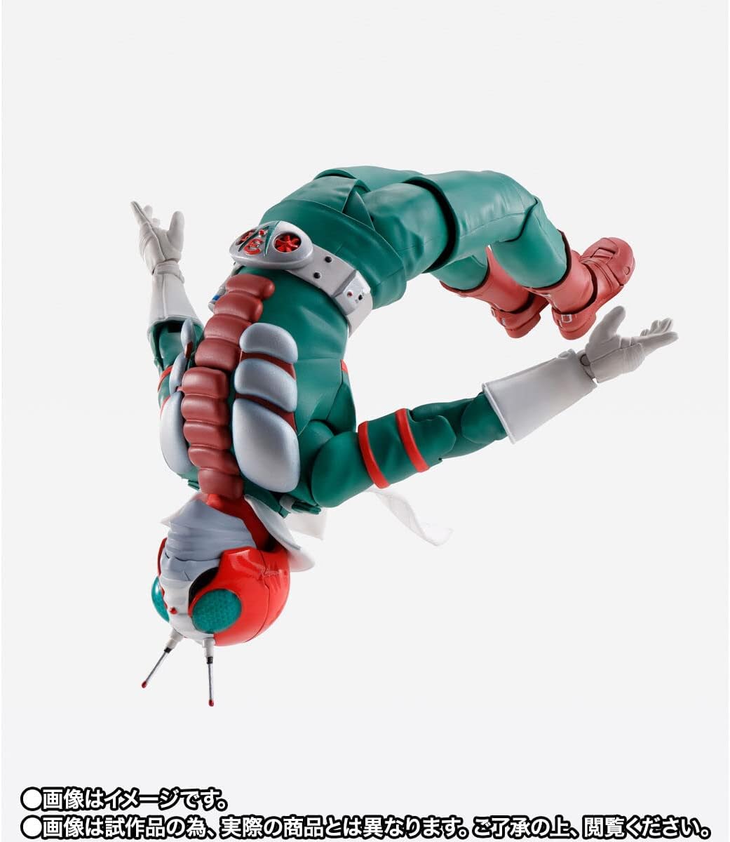 BANDAI SPIRITS S.H. Figuarts Kamen Rider V3, Approx. 5.7 inches (145 mm), ABS & PVC & Fabric, Pre-painted Action Figure