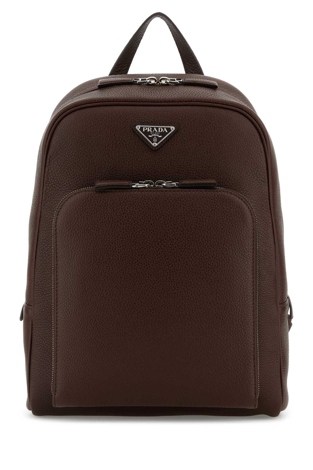 Prada プラダ ブラウン レザー バックパック - Image 4
