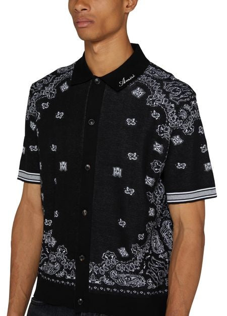 AMIRI バンダナ柄 ポロシャツ - Image 4