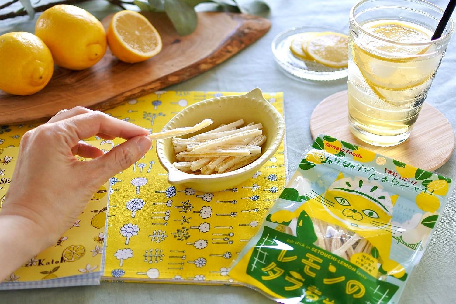 Setouchi Lemon Farm Lemon Cod, 10 Bags, Made in Japan, Hiroshima, Souvenir, Snacks