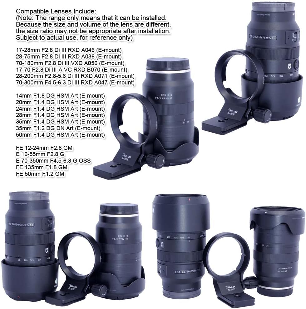 Camera Ring Tripod Mount, Tripod Mount Ring, Lens Support Collar, Lens Bracket Collar, Tripod Socket, Sigma 14mm f/1.8 DG HSM Art, 20mm f/1.4 DG HSM Art, 24mm f/1.4 DG HSM Art, 28mm f/1.4 DG HSM Art,