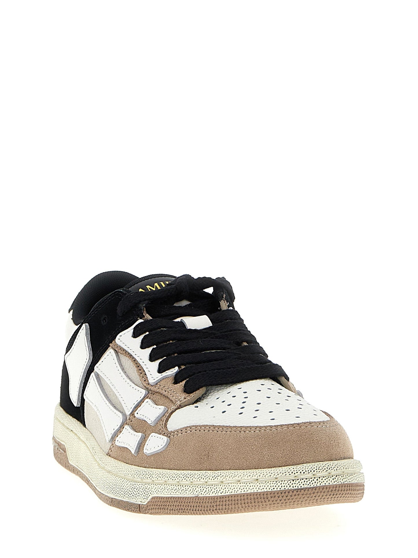 Amiri 'Histressed Skel Top Low'スニーカー - Image 4