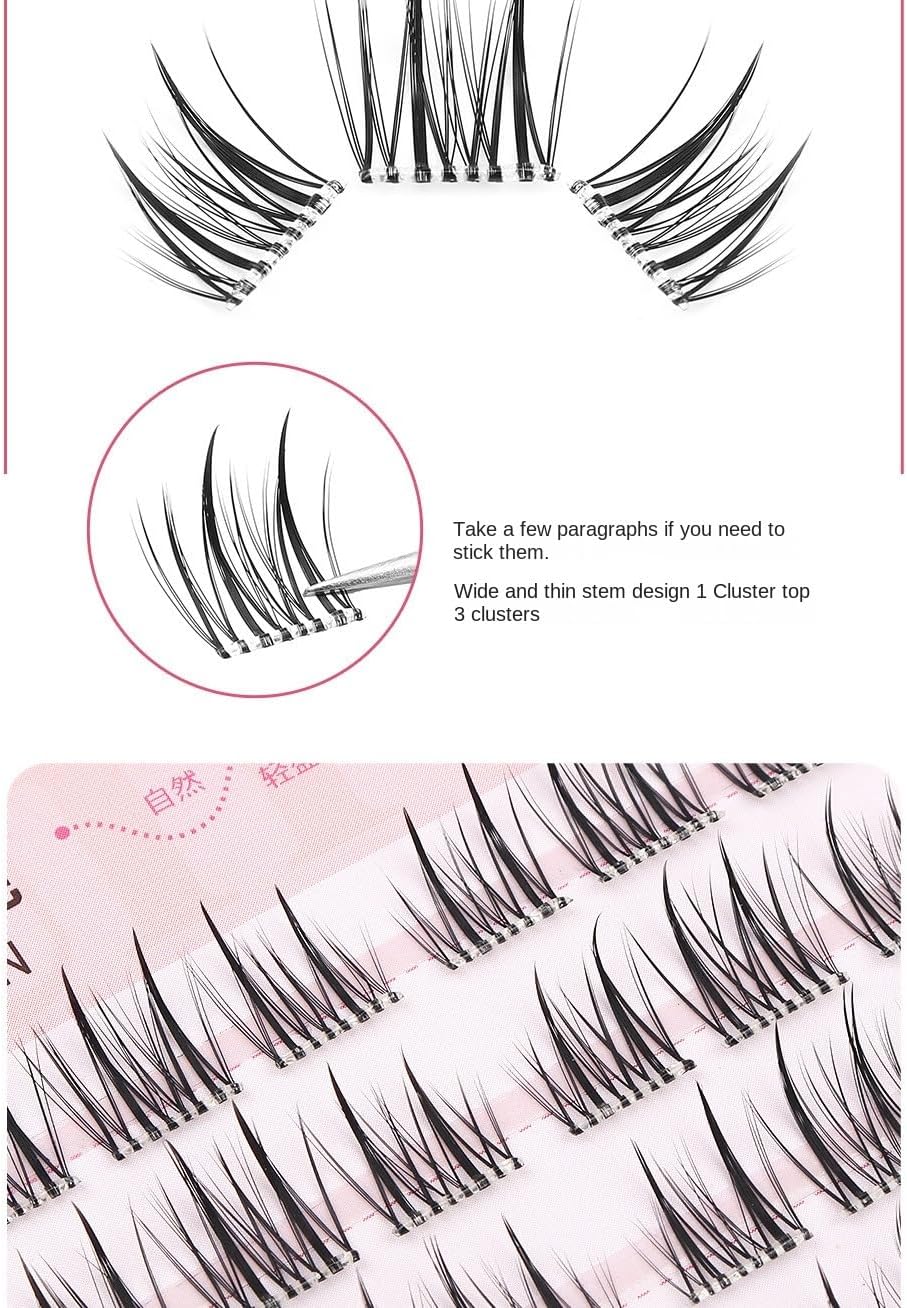 Reusable Glue Free False Eyelashes 5D Trilogy Sunflower Small Firefly Eyelashes Makeup DIY Adhesive Makeup Tools