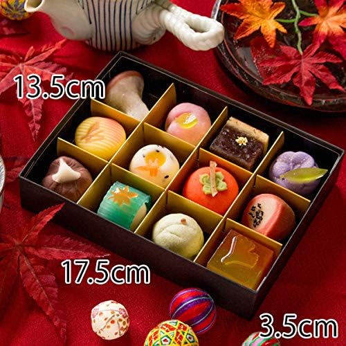 Fumizekka Sanin Japanese Sweets, Mid-Year Gift, Seasonal Limited, 4 Seasons 12 Selection, Bite-Sized Premium Japanese Sweets, Assorted (Wrapped in Furoshiki Cloth), Popular, Special Order