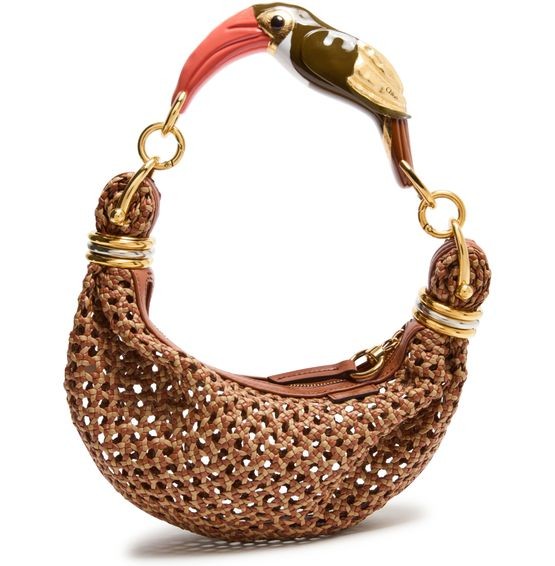 CHLOE Bracelet small hobo bag in braided leather - Image 4