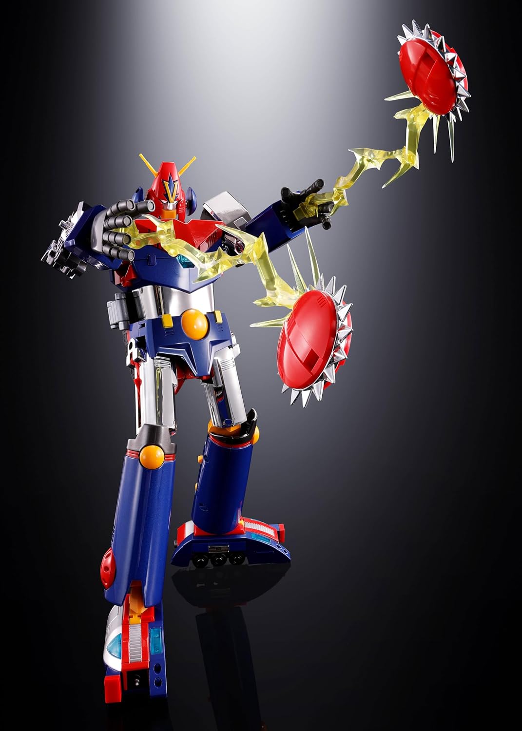 Soul of Chogokin Super Electromagnetic Robo Con Butler V GX-50SP Con Butler V CHOGOKIN 50th Version, Approx. 9.8 inches (250 mm), PVC & ABS & Die Cast Pre-painted Action Figure