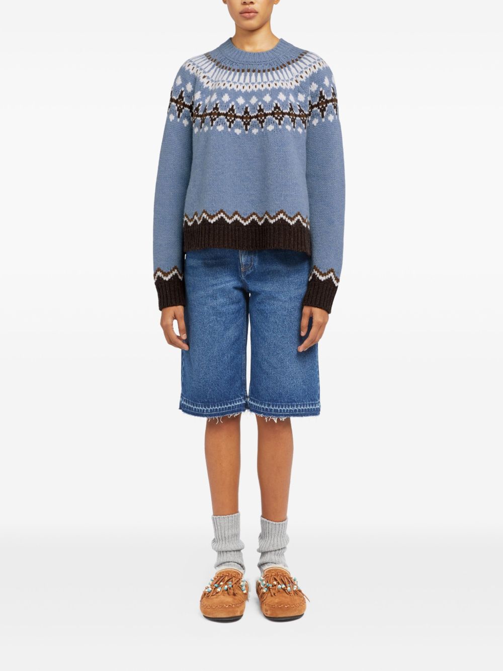 Alanui Sweet Winter Wool Crewneckジャンパー - Image 4