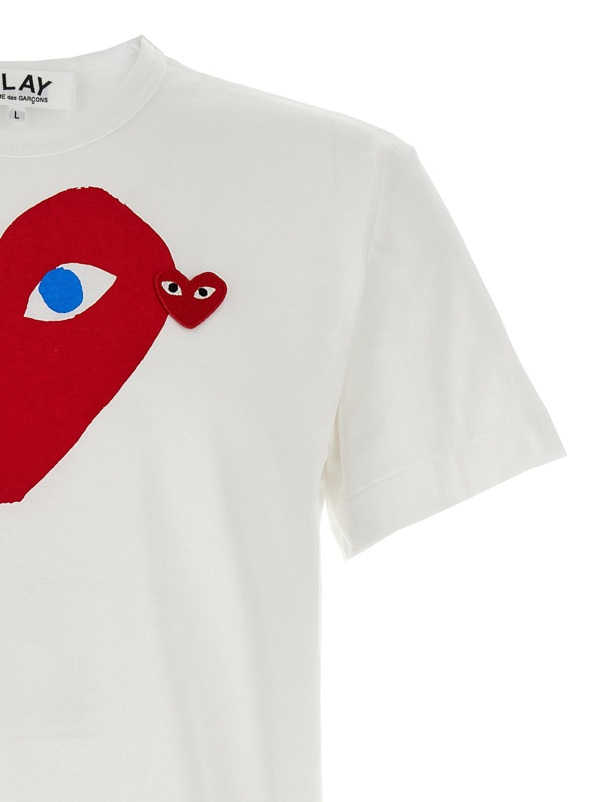 Comme Comme DesGarçonsは印刷されたTシャツとロゴパッチを再生します - Image 4